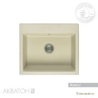 Мойка кухонная АКВАТОН Делия 60, жемчуг