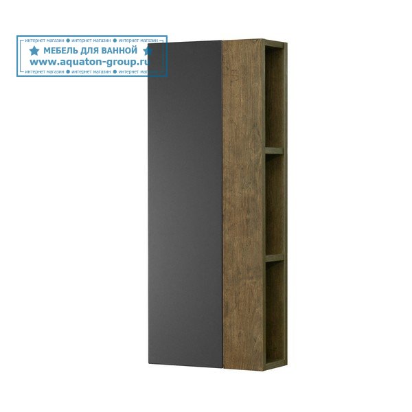 Модуль для зеркала АКВАТОН Терра 35 дуб кантри, антрацит Модуль для зеркала АКВАТОН Терра 35 дуб кантри, антрацит